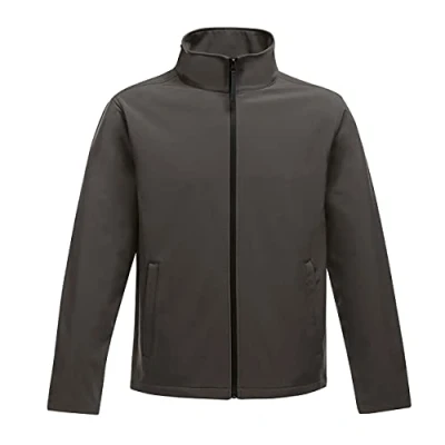 Abbildung von Regatta Herren Ablaze Men&#039;s Printable Softshell Jacke, Grau/Schwarz (Seal Grey/Black), XL