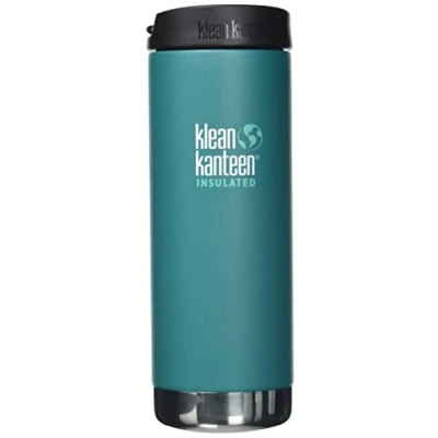 Abbildung von Klean Kanteen Unisex Erwachsene TKWide VI Trinkflasche, Emerald Bay (matt), 473ml