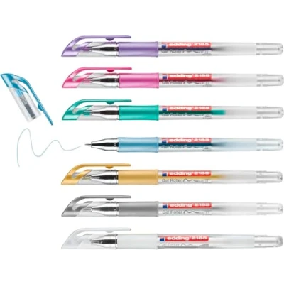 Abbildung von edding Gelroller 2185 sortiert (7er Set)