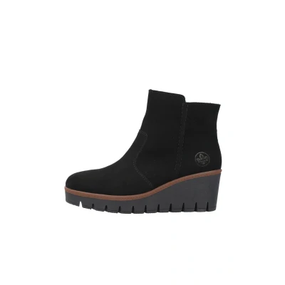 Abbildung von Rieker Keilstiefelette, Damen, Größe: 40, Schwarz Schuhe