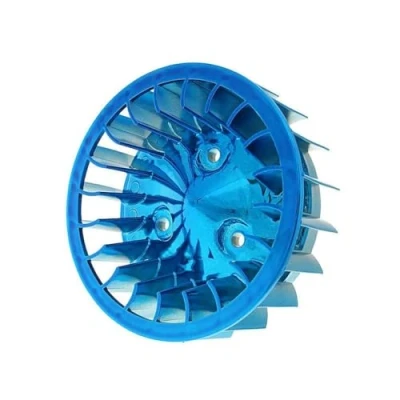 Abbildung von 2EXTREME Lüfterrad in blau kompatibel für Minarelli liegend, 1E40QMB, CPI, Keeway, Yamaha Aerox, MBK Booster Roller