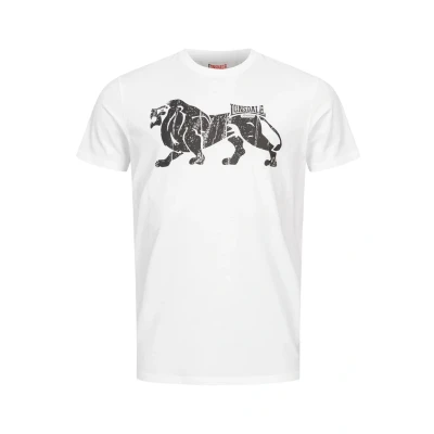 Abbildung von Lonsdale Normale Passform Endmoor Tshirt print, Herren, Größe: 3XL, White
