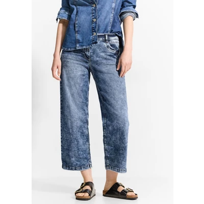 Abbildung von Cecil Jeans Straight Leg, Damen, Größe: 27x26, Blau
