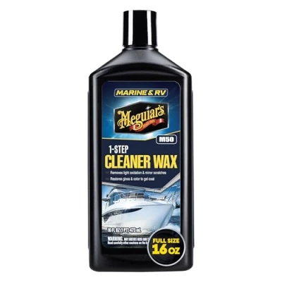 Abbildung von Meguiar&#039;s M5016 Marine RV Cleaner Wax One Step liquid Wachs, 473ml