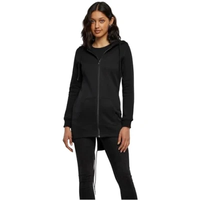 Abbildung von Build Your Brand Damen BY148 Ladies Sweat Parka Kapuzenpullover, Black, 4XL