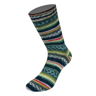 Abbildung von Lana Grossa LANDLUST DIE SOCKENWOLLE Häkelwolle, 420 m (4 fach Sockengarn von und Landlust), 100 g