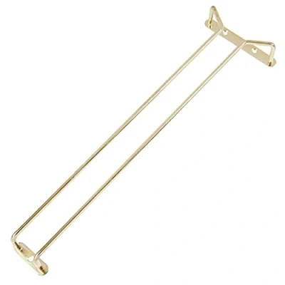 Abbildung von Glasaufhänger aus Messing mit 3 Schrauben, 40,6 cm