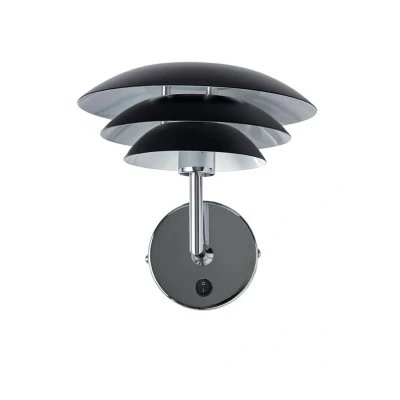 Abbildung von Dyberg Larsen DL20 Wandleuchte Metall 20cm schwarz