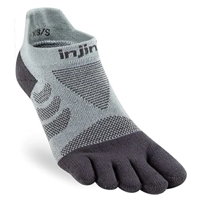 Abbildung von Injinji Damen Ultra Run No Show Socken, slate, XS S