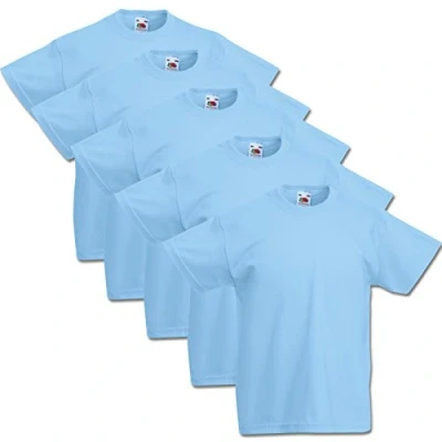 Abbildung von Fruit of the Loom Childrens Valueweight T Shirt 5 Pack