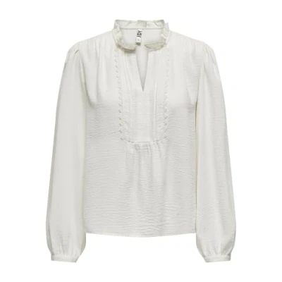 Abbildung von JDY Jdyrachel Pintuck Bluse, Damen, Größe: XXL, Cloud dancer