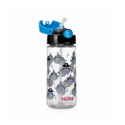 Abbildung von Nuby Kindertrinkbecher mit Strohhalm Tritan 530ml ab 3 Jahren