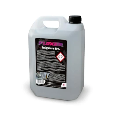 Abbildung von Essigsäure 80% 5l Premium Qualität Essigessenz Lebensmittelqualität Kanister Ideal als Reiniger und Entkalker für Haus Terrase 80 prozent (5L)