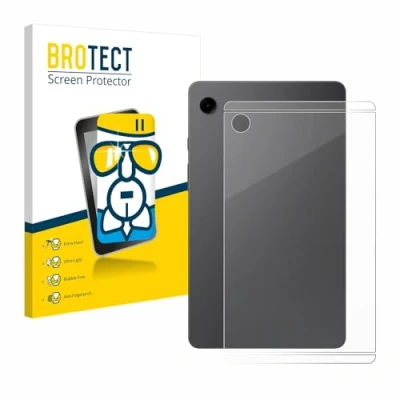Abbildung von BROTECT Schutzglas für Samsung Galaxy Tab A9 WiFi (Rückseite) Schutzfolie Panzer Folie Glas [Extrem Kratzfest 9H, Anti Fingerprint,