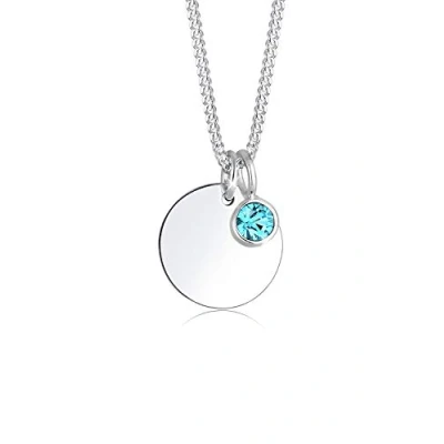 Abbildung von Elli Halskette Damen Geburtsstein August Kristalle in 925 Sterling Silber