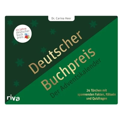 Abbildung von Deutscher Buchpreis Der Adventskalender: 24 Türchen mit spannenden Fakten, Rätseln und Quizfragen Zum 20 jährigen Jubiläum des Romans Jahres. Geschenk für alle Buchliebhaber
