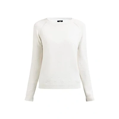 Abbildung von Festland Damen Strick Pullover 39726029 FE04, WOLLWEISS, M/L