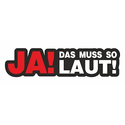 Abbildung von carstyling XXL Aufkleber JA! DAS MUSS SO LAUT! 70 x 190 mm