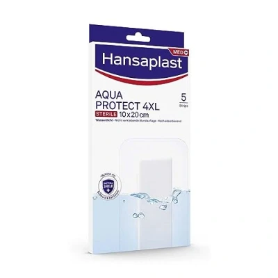 Abbildung von Hansaplast Wundpflaster Aqua Protect 4XL Steril 10 cm x 20 cm, 5 Stück
