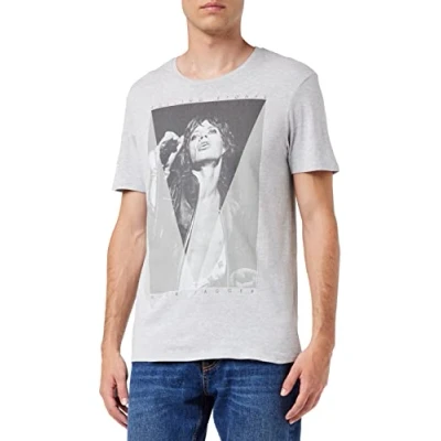 Abbildung von cotton division Herren Merollits016 T Shirt, Grau meliert, S