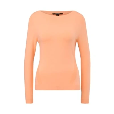 Abbildung von comma MIT Ubootausschnitt Strickpullover, Damen, Größe: 40, Pfirsich