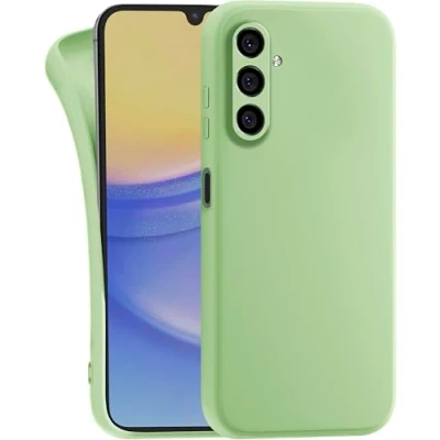 Abbildung von MyGadget Hülle für Samsung Galaxy A54 5G robuste Silikon Schutzhülle TPU Case Slim Silikonhülle Back Cover Kratzfest Handyhülle Matt Grün