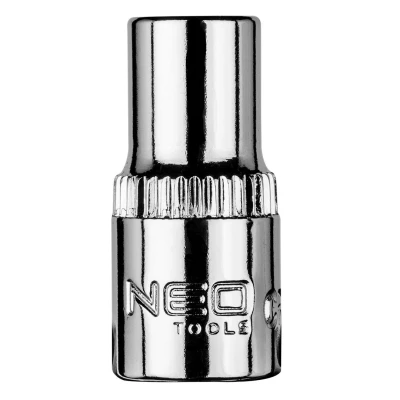 Abbildung von NEO TOOLS 08 446 Steckschlüsseleinsatz 1/4Zoll 6 mm Chrom Vanadium Stahl Sechskant