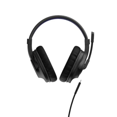 Abbildung von uRage Gaming Headset SoundZ 100 V2, kabelgebundene Multi Plattform Kopfhörer für PS4/PS5/PC/Xbox/Laptop/Smartphone, Over Ear, in schwarz