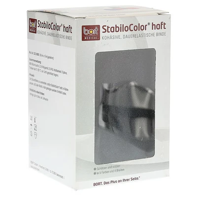 Abbildung von Bort Stabilocolor haft Binde 10cm schwarz