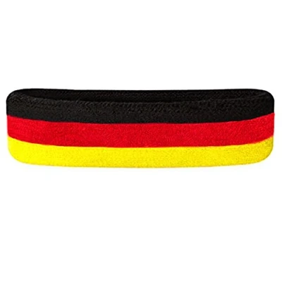Abbildung von HANERDUN Sport Stirnband Herren Damen Schweißbänder Kopf Stirn Frottee Kopfband für Laufen Fahrrad Joggen Tennis Fußball