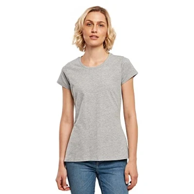 Abbildung von Build Your Brand Damen BB012 Ladies Basic Tee T Shirt, Heather Grey, XL
