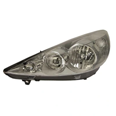 Abbildung von ABAKUS 550 1146LMLD EM Scheinwerfer links H7/H1 glasklar für Rechtsverkehr ohne Lampenträger, Glühlampe mit Stellmotor LWR PX26d, P14.5s