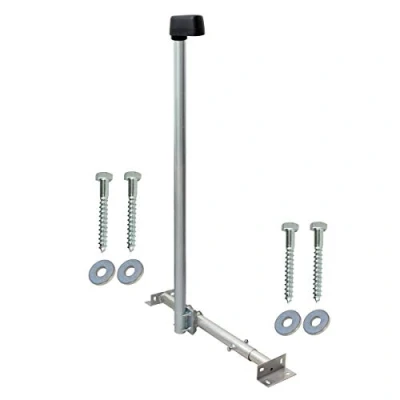 Abbildung von Premium X Basic X120 48 SAT TV Teleskop Dachsparrenhalter 120cm Mast 48mm Stahl feuerverzinkt Dach Sparren Halterung für Satelliten Antenne Satellitenschüssel Kabeldurchführung Mastkappe