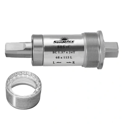 Abbildung von SunRace Unisex Erwachsene BBS 18 Innenlager, Silber, 111 mm
