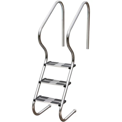Abbildung von Gre Poolleiter &quot;Easy Entry Stainless Steel EIE30&quot;, BxH: 50x183,5 cm
