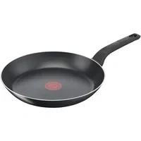 Abbildung von Tefal Bratpfanne &quot;Tefal Easy Cook &amp; Clean Pfanne, Mühelose Reinigung, Antihaftversiegelung, Thermo Signal Temperaturanzeiger, Diffusion Pfannenboden, Gleichmäßige Wärmeverteilung, Gesundes Kochen, Sicheres Kochgeschirr&quot;, Aluminium, (1tlg.), Titanium
