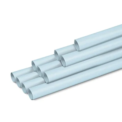 Abbildung von Clairefontaine 95727C Karton mit 10 Rollen gerilltes Kraftpapier 65g, 3mx0,70m, Himmelblau, 1