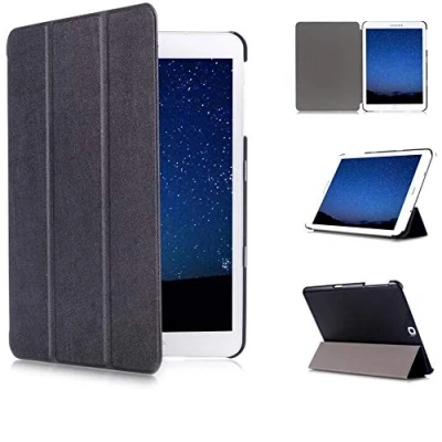 Abbildung von Skytar Schutzhülle mit Standfunktion für Samsung Galaxy Tab S2,8,0 Zoll,T710 / T715 T719 Tablet S2 9.7 Schwarz