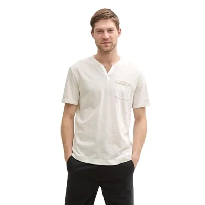 Abbildung von TOM Tailor Tshirt basic, Herren, Größe: Large, White fine stripe