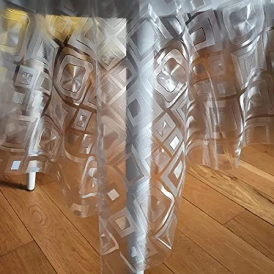 Abbildung von PVC Tischdecke Transparente, Geprüfter Tischschutz, pflegeleicht und abwischbar, Rund 160 cm
