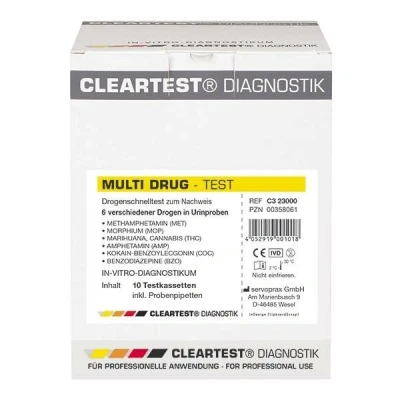 Abbildung von DRUG Multi Methamph.testkass.cleartest 10 St