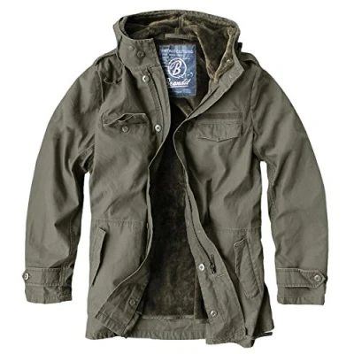 Abbildung von Brandit Parka, Herren, Größe: Small, Olive