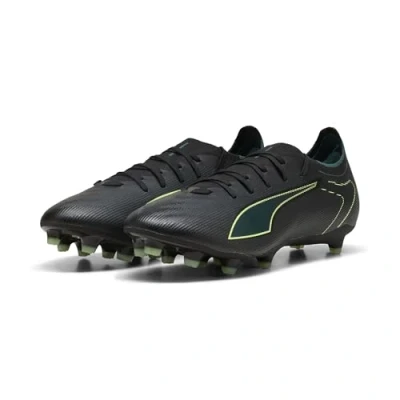 Abbildung von Puma ULTRA 6 MATCH FG/AG Fußballschuhe Unisex Black/Fizzy Light/Green Terrain Größe: 47
