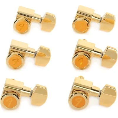 Abbildung von Fender® »LOCKING TUNING MACHINES STRATOCASTER®/TELECASTER®« Locking Mechaniken für E Gitarre Farbe: Gold