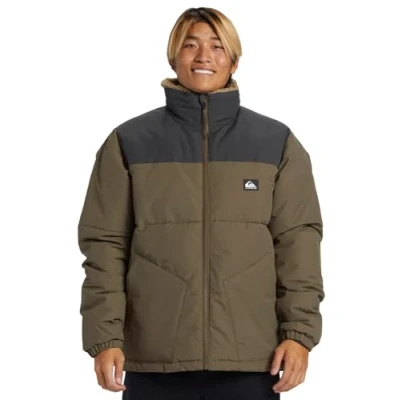 Abbildung von Quiksilver WILD Mountain Übergangsjacke, Herren, Größe: Medium, Canteen