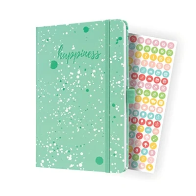 Abbildung von SIGEL J4303 Wochenkalender Jolie 2024, Green Happiness, ca. A5, grün, Hardcover, Gummiband, Stiftschlaufe, Einstecktasche, 174 Seiten, aus nachhaltigem Papier, Terminplaner