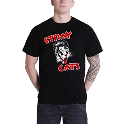 Abbildung von Plastic Head Herren T Shirt Stray Cat Logo Gr. M, Schwarz