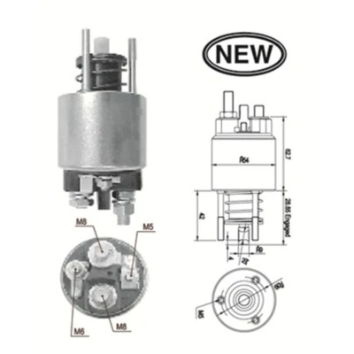 Abbildung von Magnetschalter, Starter MAGNETI MARELLI 940113050556