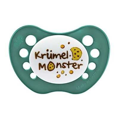 Abbildung von Nip Schnuller Silikon &quot;Limited Edition&quot; Krümelmonster inkl. Schutzkappe, Gr. 1 Stück