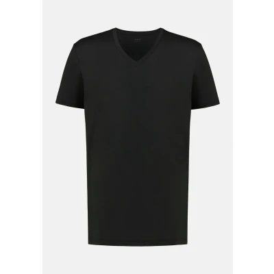 Abbildung von mey Vneck Tshirt basic, Herren, Größe: Small, Schwarz